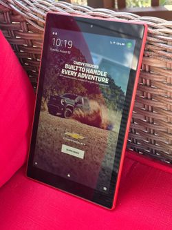 Kindle Fire HD 10, 7th edition (Red)