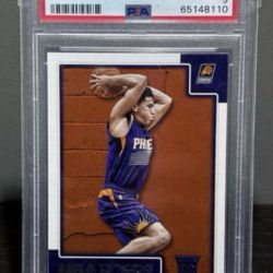 #268 Devin Booker 2015 Panini Hoops PSA 9 Rookie