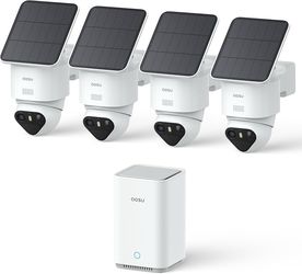 Aosu Ultra 4K Security Camera Wireless Outdoor, 360° AI Triple Detection