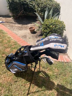 Tour Edge HL-J Junior Gold Club Set with Bag LEFT HANDED