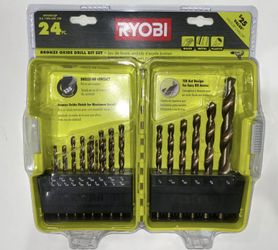 New 24pc. Drill Bit Set