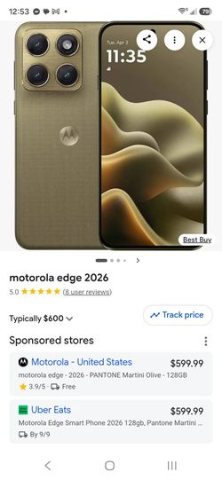 Motorola Edge (2026) Android Phone, Smartphone