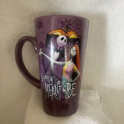 Jack Skellington And Sally Tall Latte Cup