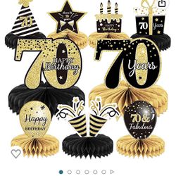 70th Birthday Party Decorations For