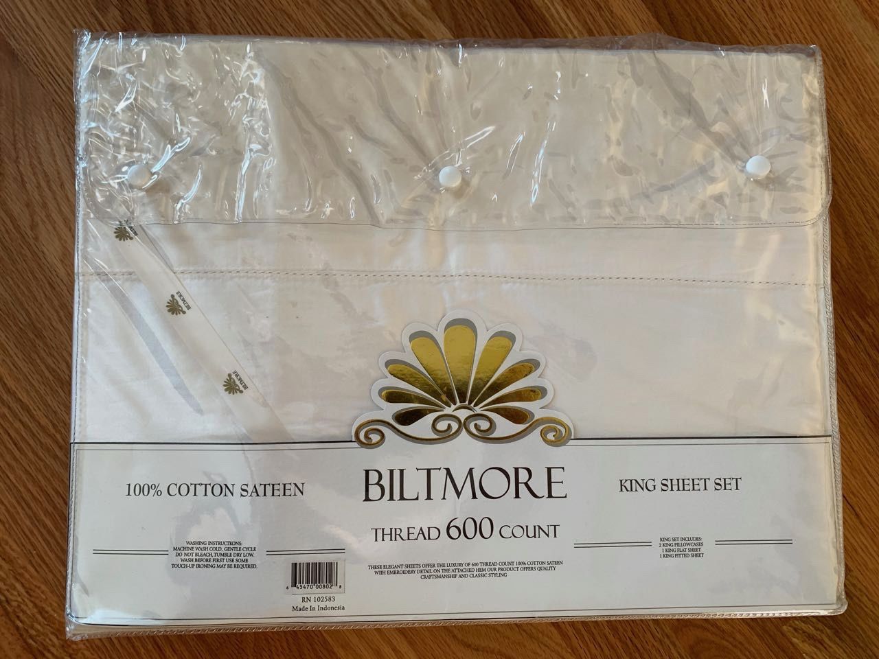 Sateen Cotton Sheet Set King