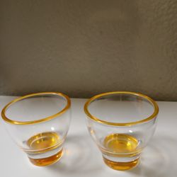 2 Orange Hue Glasses