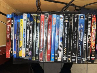 DVD and Bluray Lot