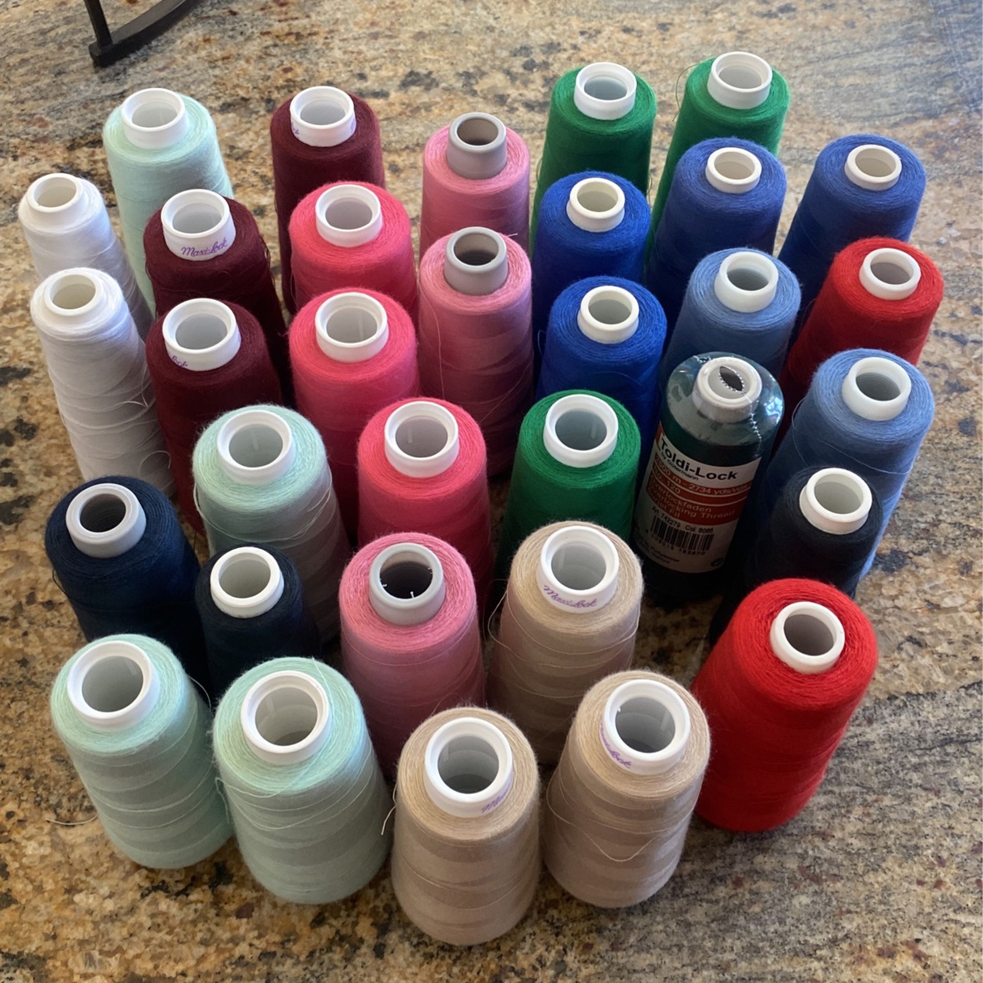 Serger Thread- Multiple Colors 56 Spools $3 Each!