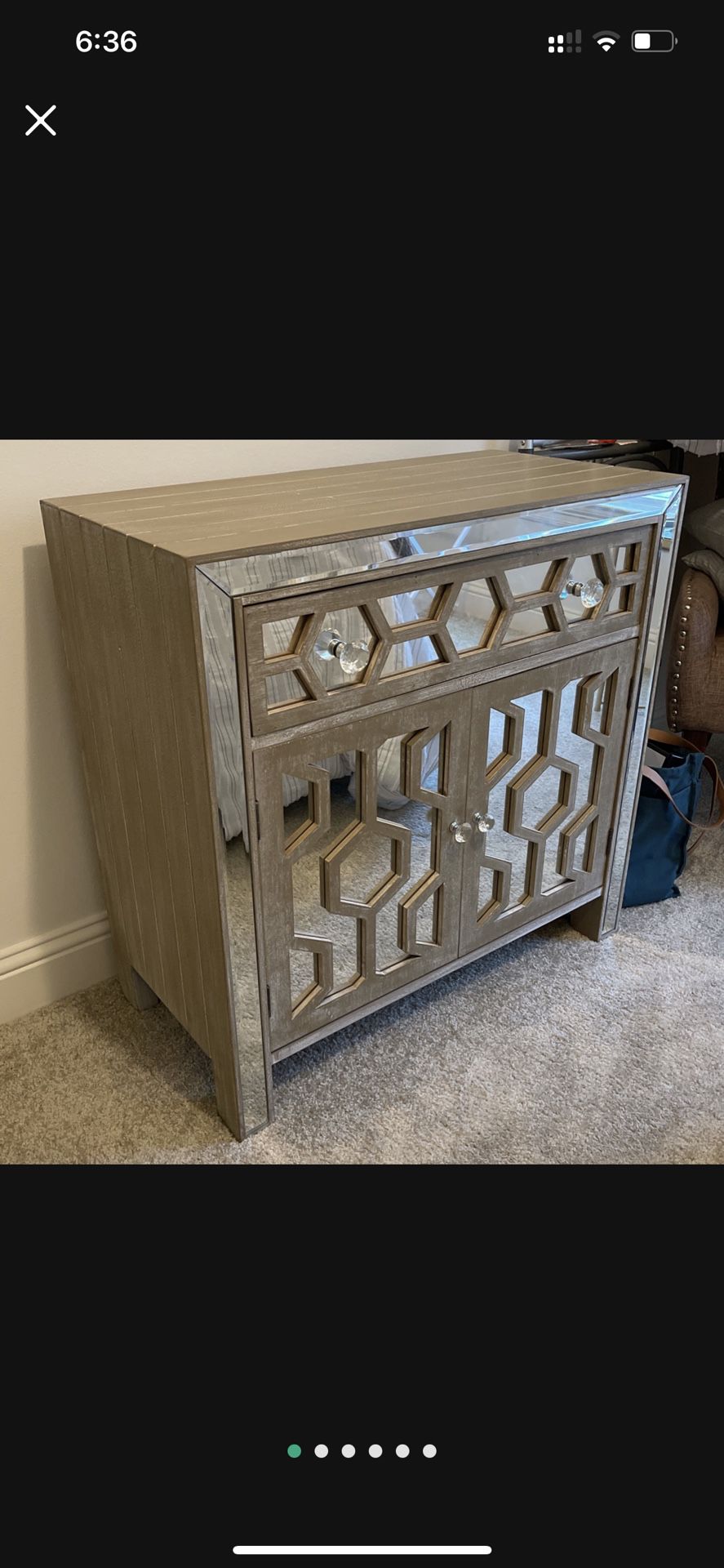 Mirrored Dresser Or Nightstand Or TV Console
