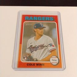 Cole Winn Baseball Card 