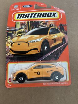 Matchbox 2021 Ford mustang Mach-e Yellow