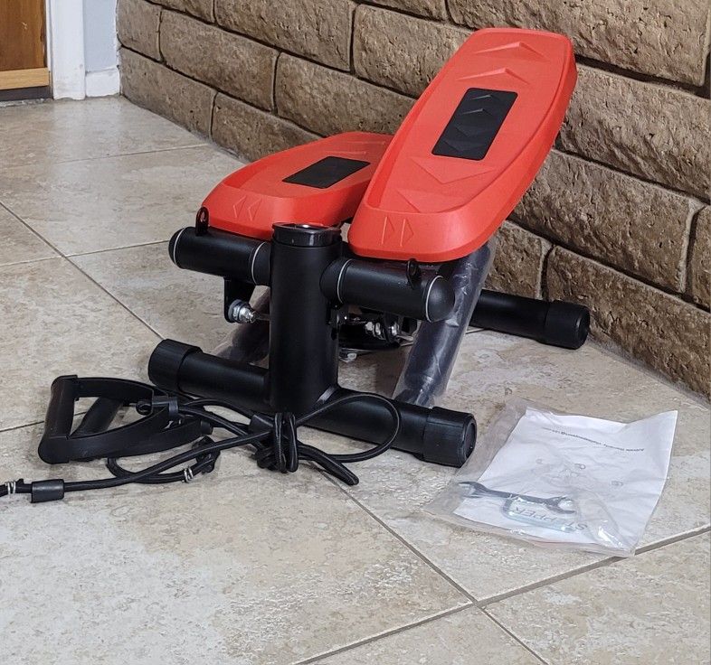 Exercise Stepper with Resistance Bands