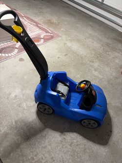 Step 2 blue car ride on