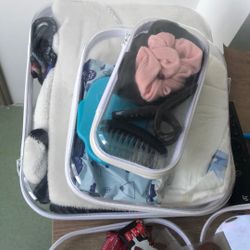Clear Storage Box Set For Toys Or Diaper Bag