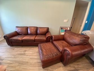 Genuine Leather Sofa set