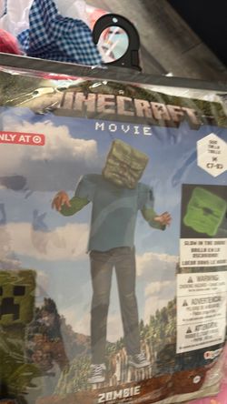 Minecraft creeper costume size 7 to 8 child