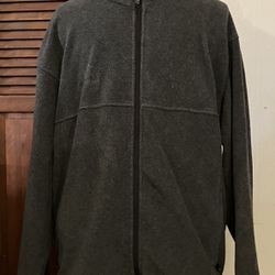 Men’s Columbia Sportswear Fleece Jacket, Adjustable Drawstring Waist, Excellent Condition, Size: Lg