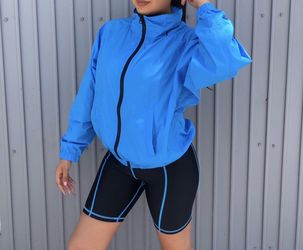 Rain Jacket & Biker Shorts