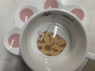 New Ceramic Cat Themed Plate And Mug