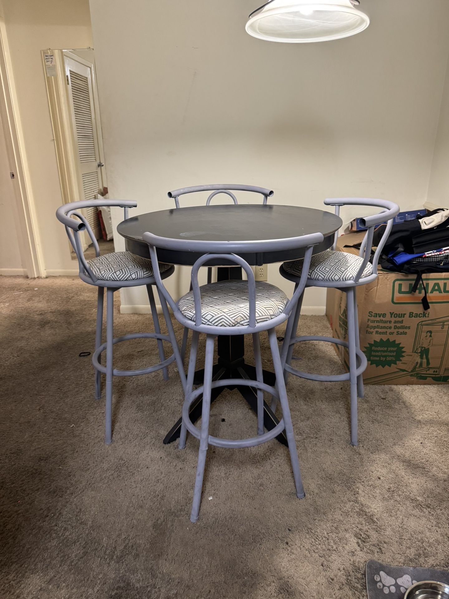 High Table and Chairs