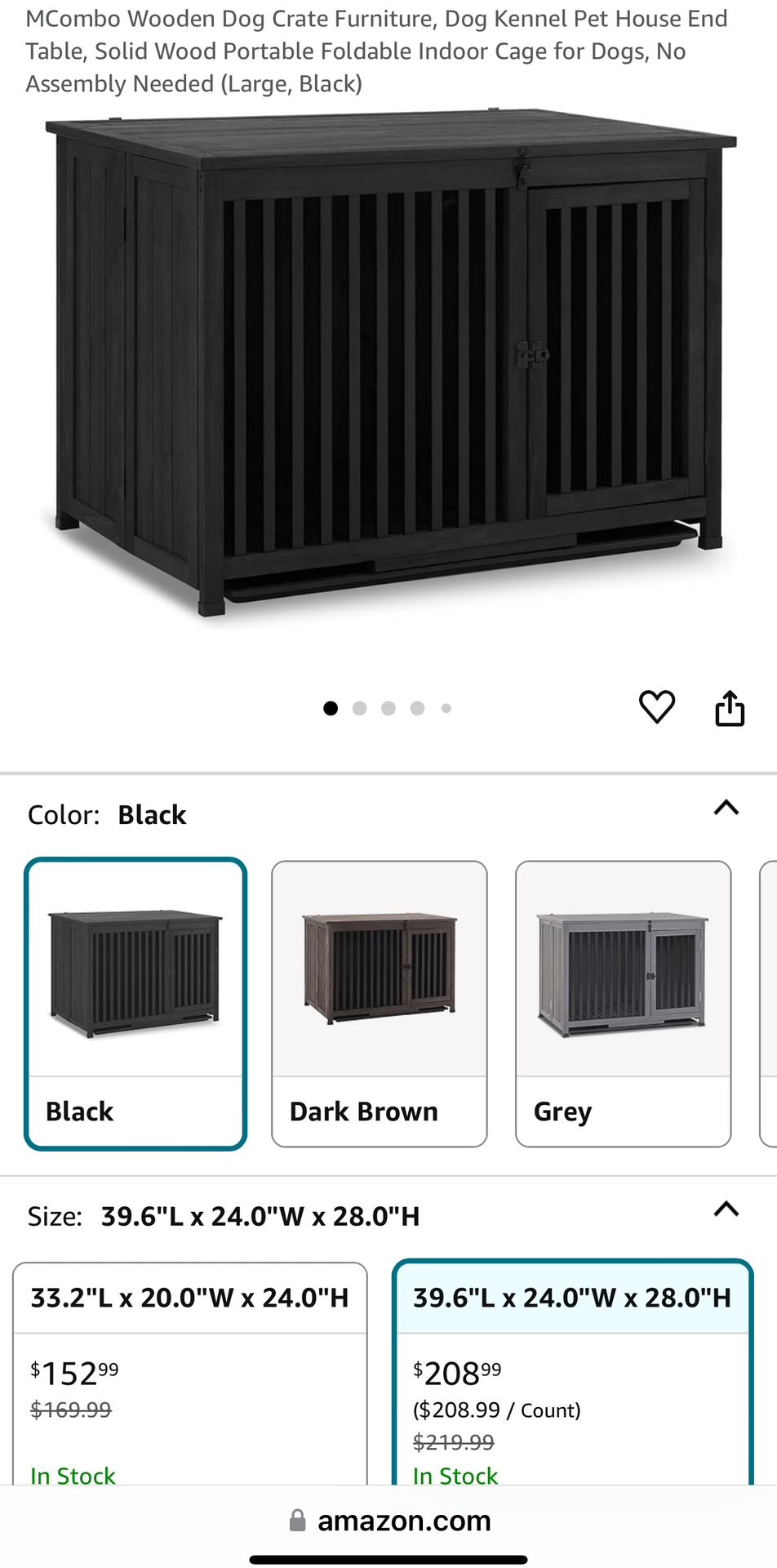 Large Dog Furniture kennel