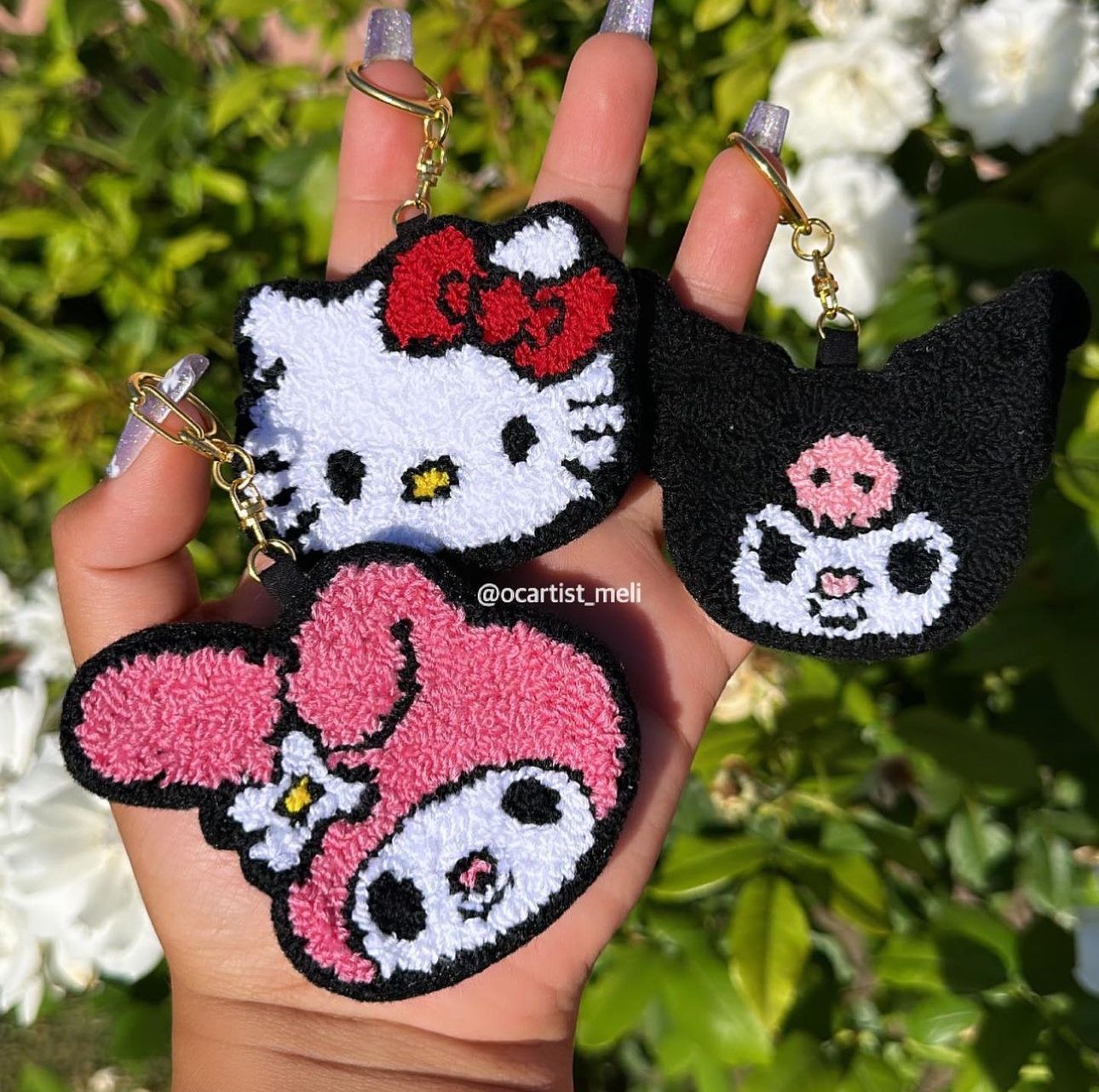 Custom keychains.