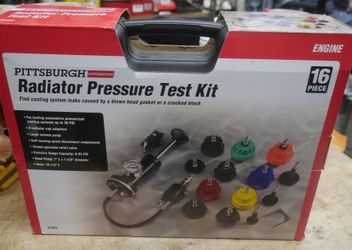 Pittsburgh Automotive Radiator Pressure Test Kit - Model 63862 new f(contact info removed)3