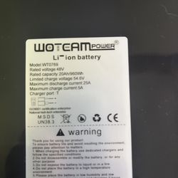 48 V Battery With Control For It 