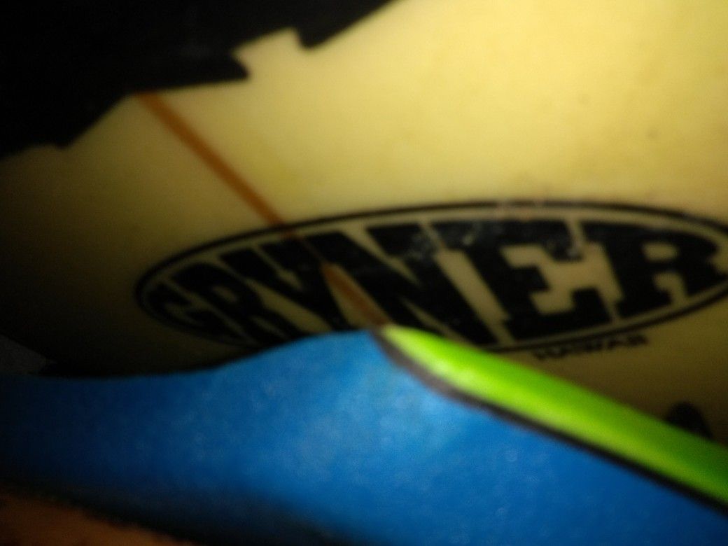 Gryner "Argentinia" (9'-0" ) M6 surfboard & leash $ 400. For an extra $50. I'll give you all wetsuits boogie board & fins great package Deal !