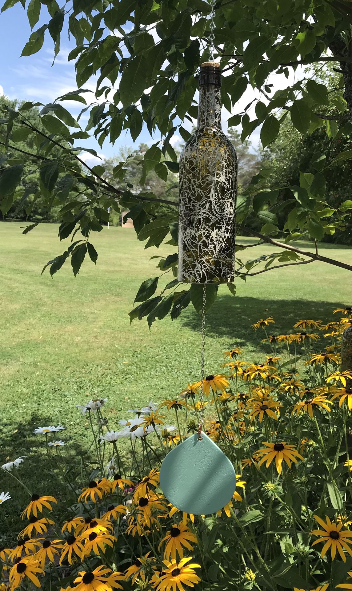 Glass  Bottle Wind Chime