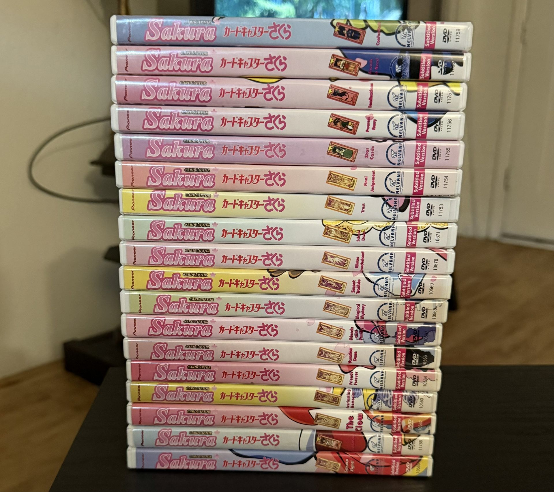 Cardcaptor Sakura Complete TV Collection Vol 1-18 Anime DVD Pioneer English Subs