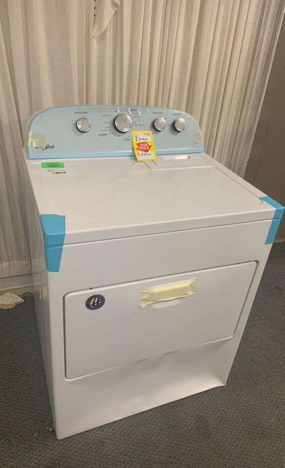 WHIRLPOOL DRYER today WED49STBW