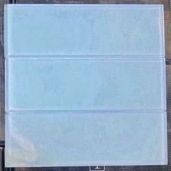 Royal Azure 4 in. x 12 in. Glossy Glass Subway Wall Tile