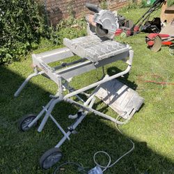 Ridged Wet Saw Missing Water Pan Machine Is Working Great