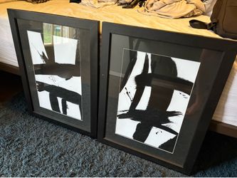 Pair of Abstract Paintings