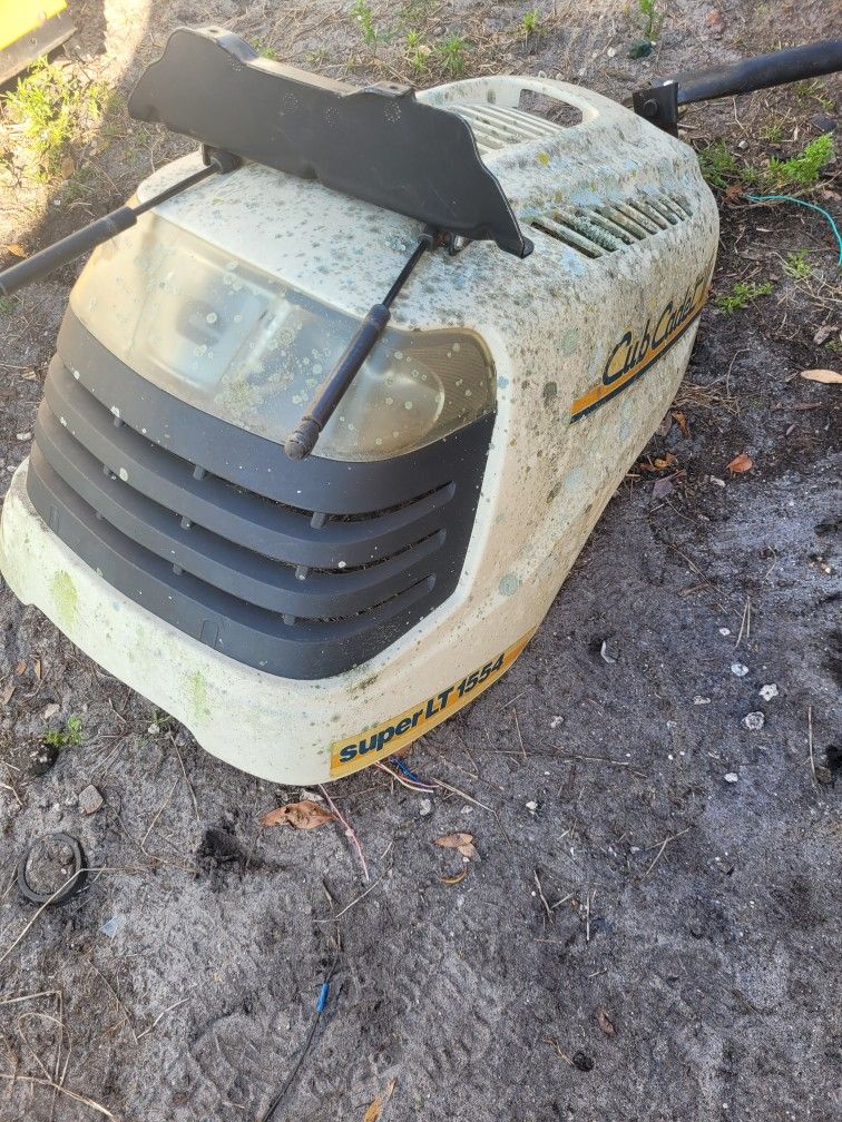 ((Lt1554 Cadet Hood)) Mower