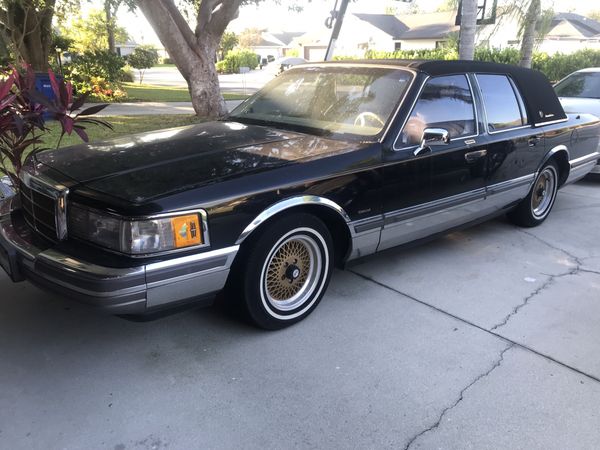 Lincoln Town Car Only 78 996 Miles 1990 For Sale In Fort