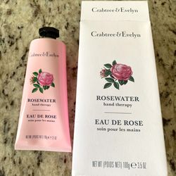 Crabtree & Evelyn Hand Therapy, Rosewater   eau de rose 3.5 Oz