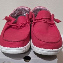 Red Hey Dude Shoes 25.00