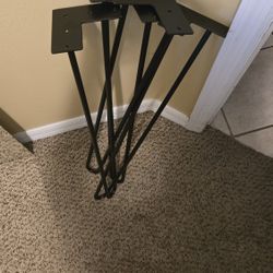 28 Inches Black Metal Legs For Table