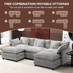 The Most Comfortable Couch See for Yourself  New Gray Cloud Couch