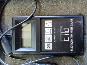 ETGA-A. Electronic Thickness Guage