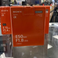 Sony E 50mm F1.8 OSS