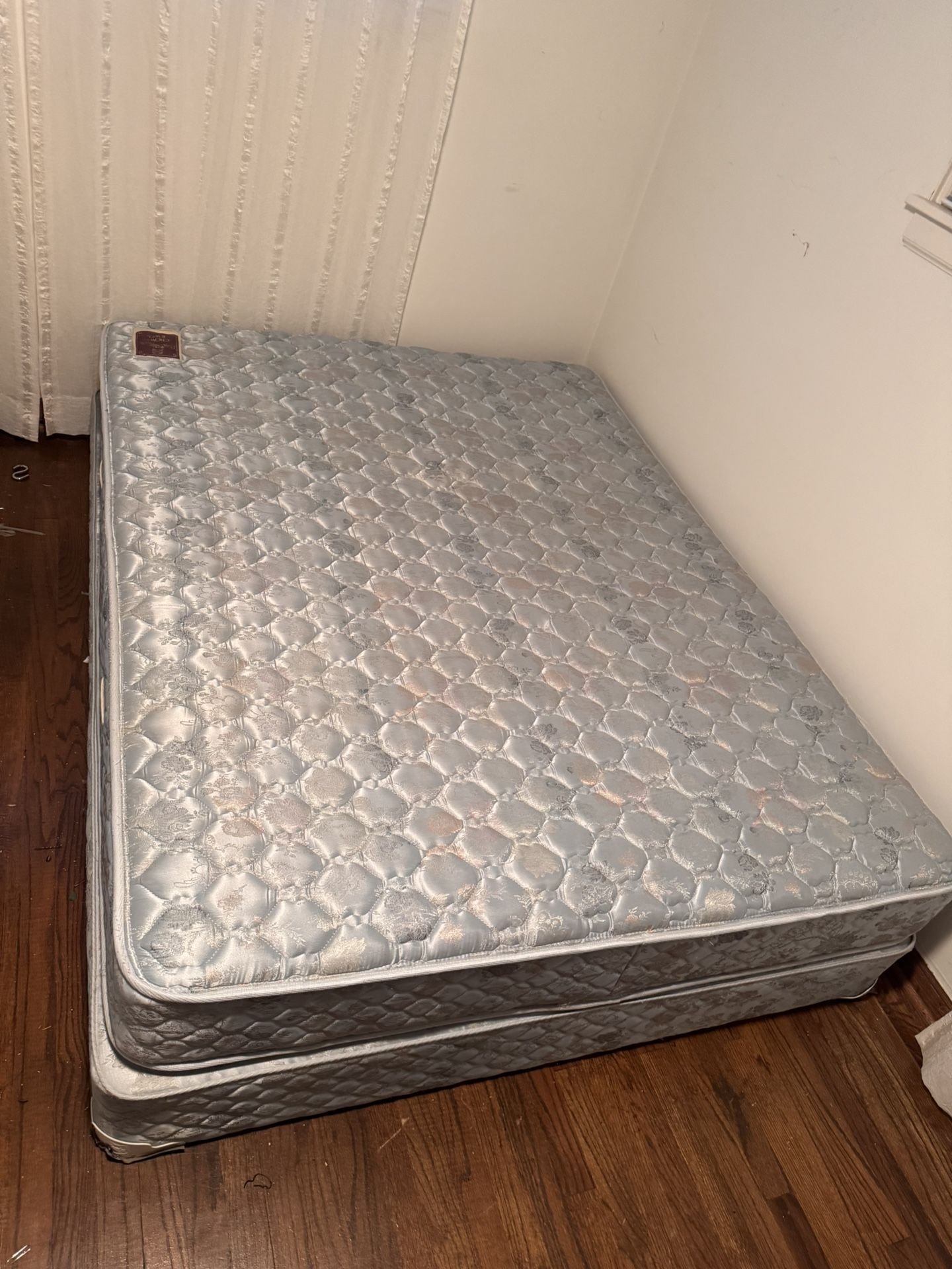 Free Queen Sided Bed And Box Spring