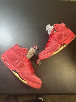 Jordan 5 Red Suede 