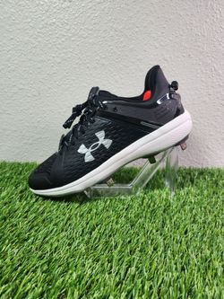 Under Armour Men's Yard Low MT Size 8 Baseball  Cleats (contact info removed)-001 Black New