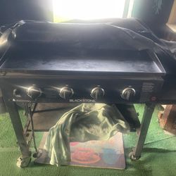 4 Burner Taco Grill With Cover