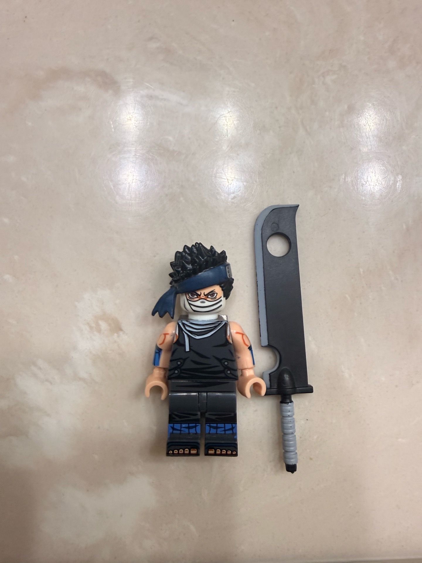 zabuza custom naruto lego mini figure