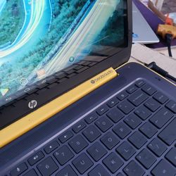 Yellow & Black Limited Edition Studios Beats audio Laptop HP 14 inch 4GB 500GB is touchscreen $220! Or trade for Pokémon cards