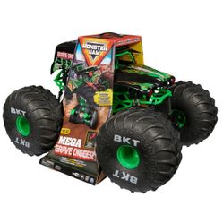 Monster Jam, Mega Grave Digger All-Terrain Remote Control Monster Truck, 1:6 Scale